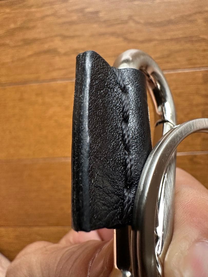 ほぼ未使用 エンダースキーマー カラビナ キーホルダー キーケース ブラック