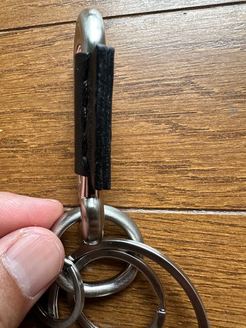 ほぼ未使用 エンダースキーマー カラビナ キーホルダー キーケース ブラック