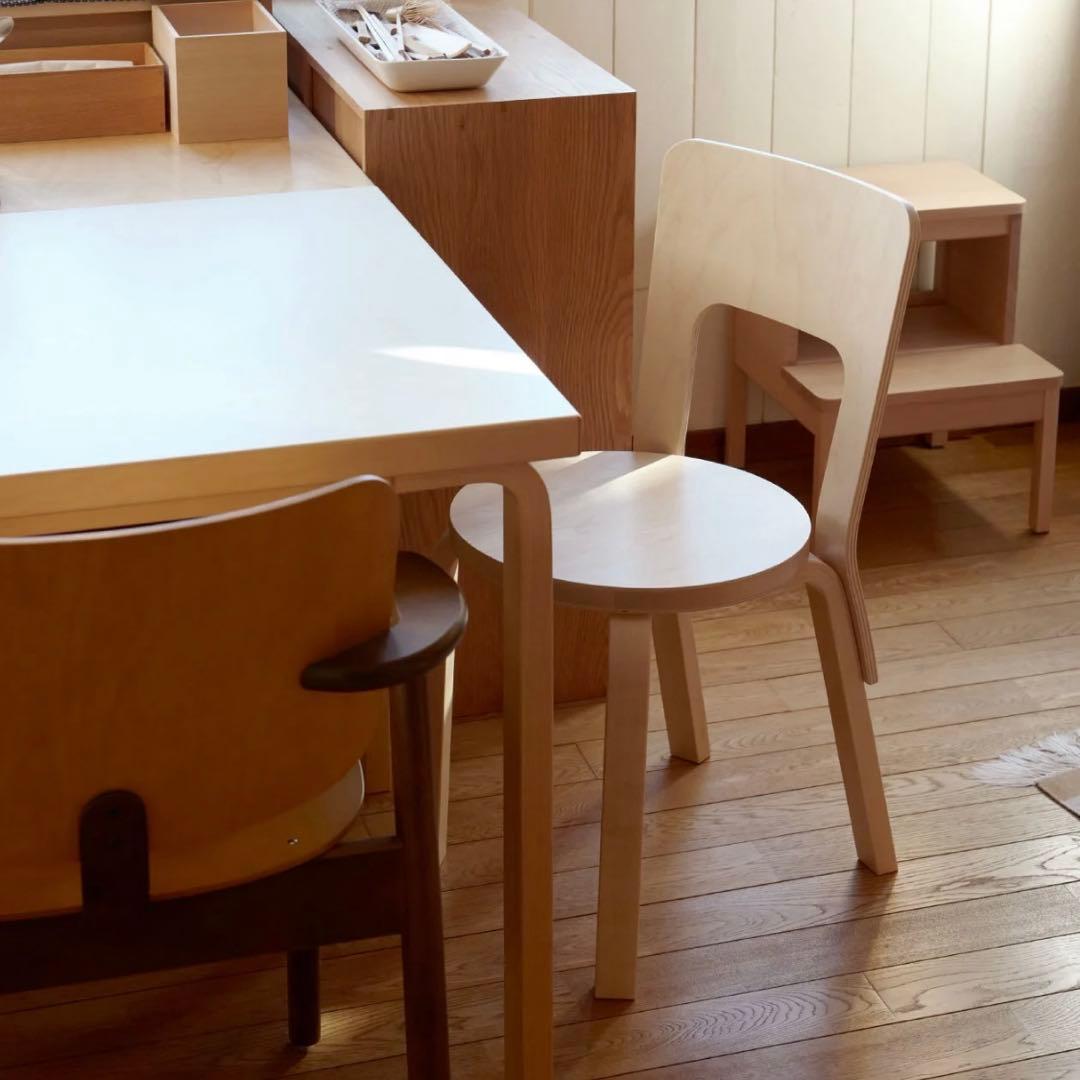 Artek / Chair 66 ナチュラル ラッカー