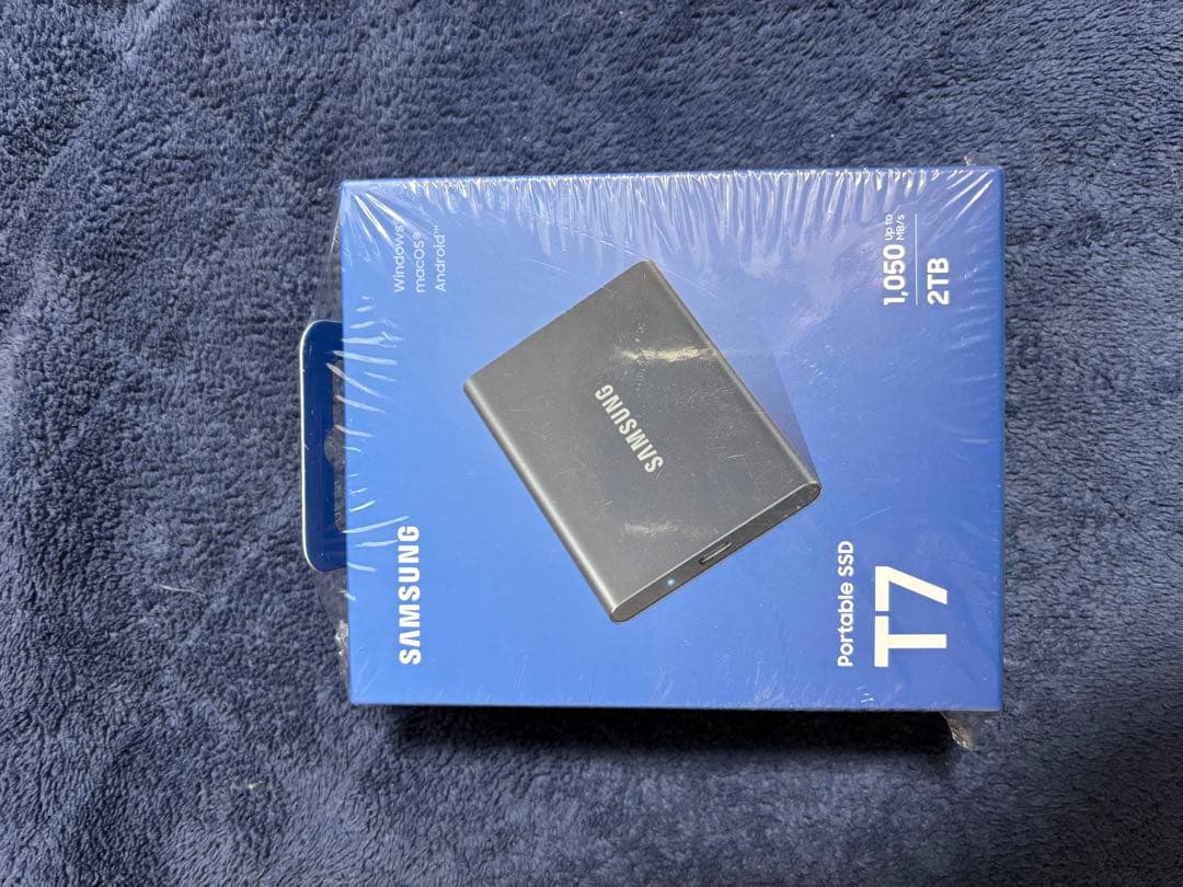外付けハードディスク・ドライブ Samsung Portable SSD T7 2TB