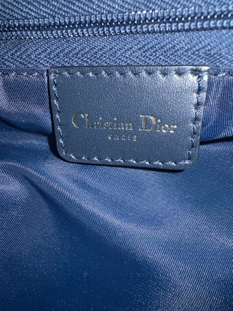 ⑥クリスチャンディオール トロッター柄 D金具 ボストンバッグ 南京錠　保存袋