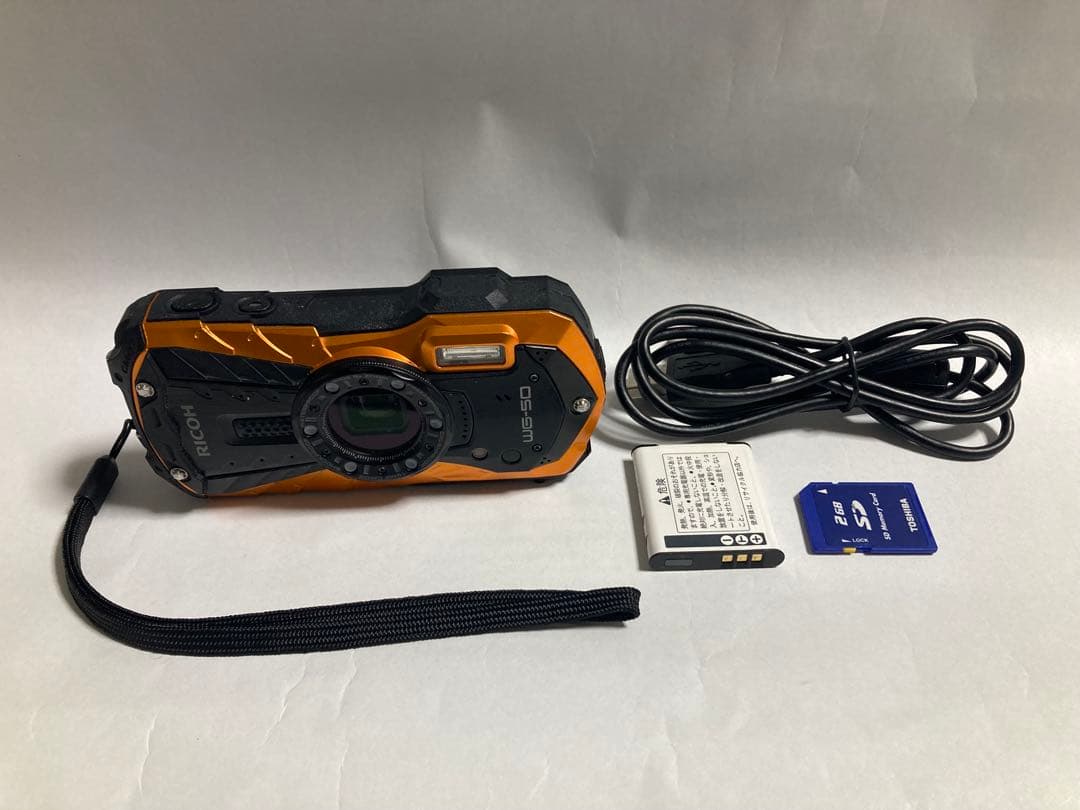RICOH WG-50 防水デジタルカメラ　動作確認済み