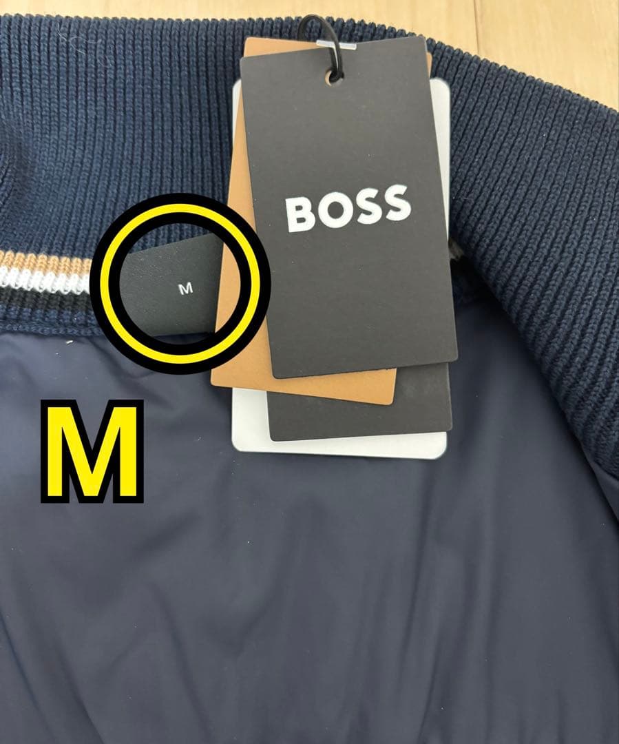★BOSS★ 男性用 新品 ダブルジップブルゾン サイズＭ