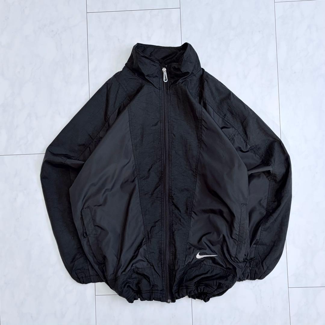 【90s】vintage Nike シェルナイロンジャケット フロントロゴ
