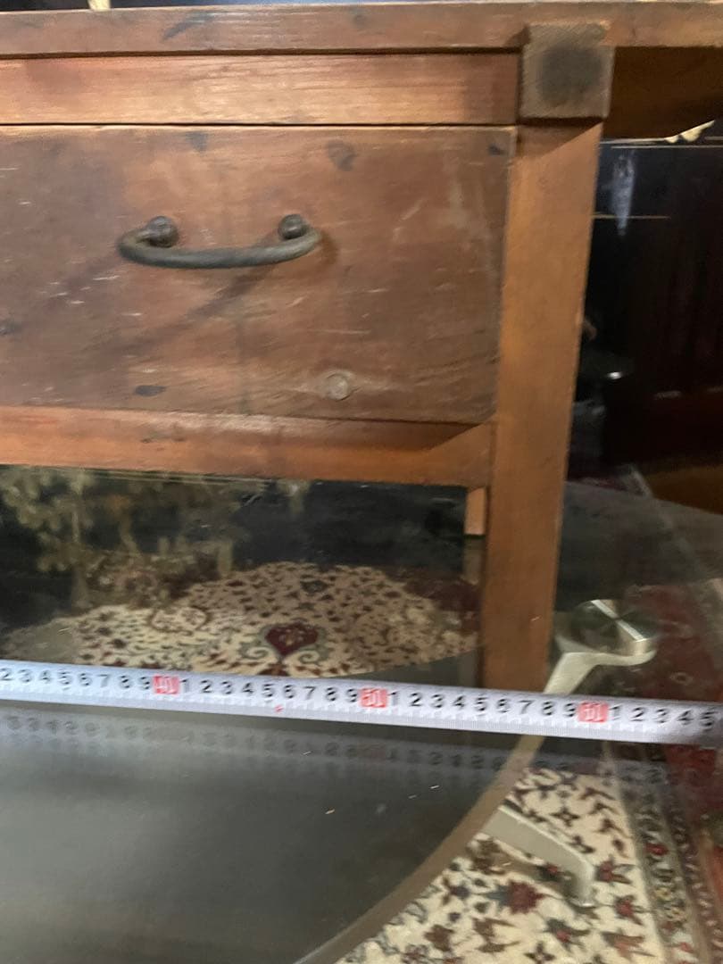 座卓　文机　骨董　古い家具