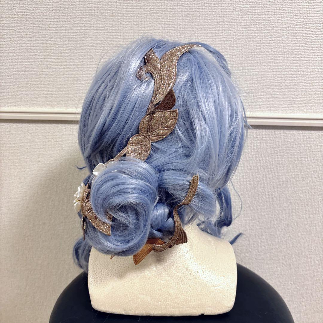 原神 海灯祭 スキン 甘雨 コスプレ 衣装 靴 ウィッグ