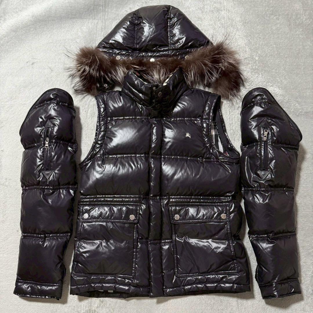 BURBERRY BLACK LABEL 3way ダウンジャケット Y2K