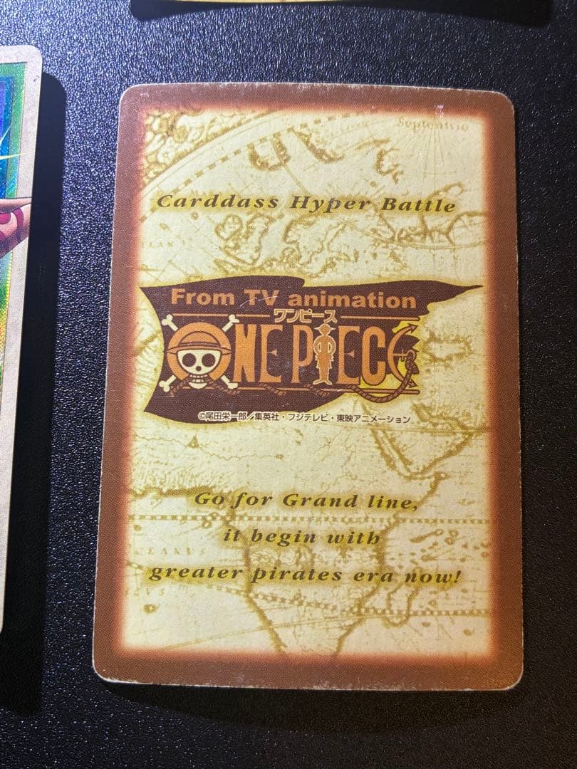 初期　旧　ワンピースカード　ルフィ　ミホーク　4枚セット