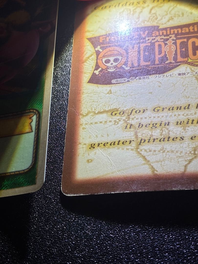 初期　旧　ワンピースカード　ルフィ　ミホーク　4枚セット