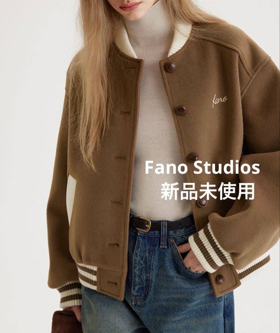 新品　定価28,980円　Fano Studios フロントロゴスタジャン