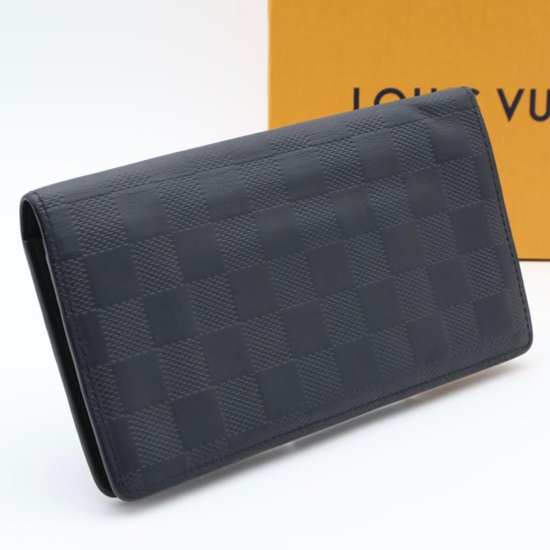 【SALE】ルイヴィトン　新型ポルトフォイユブラザ　ダミエアンフィニ　長財布　黒