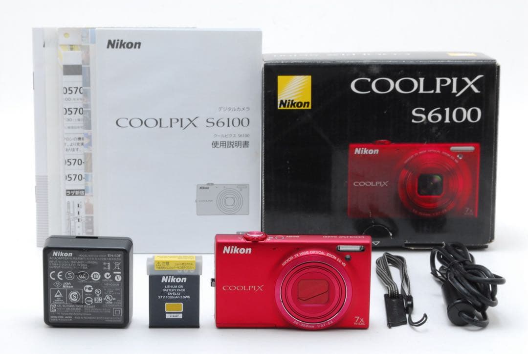 ✨極美品✨ニコン COOLPIX S6100❤大型タッチ液晶で簡単操作！