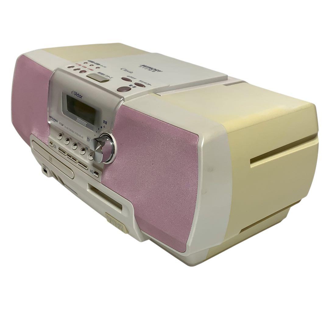 希少　音出し動作確認済み　ビクター　RD-M2 P ビクター　ラジカセ　グラビア