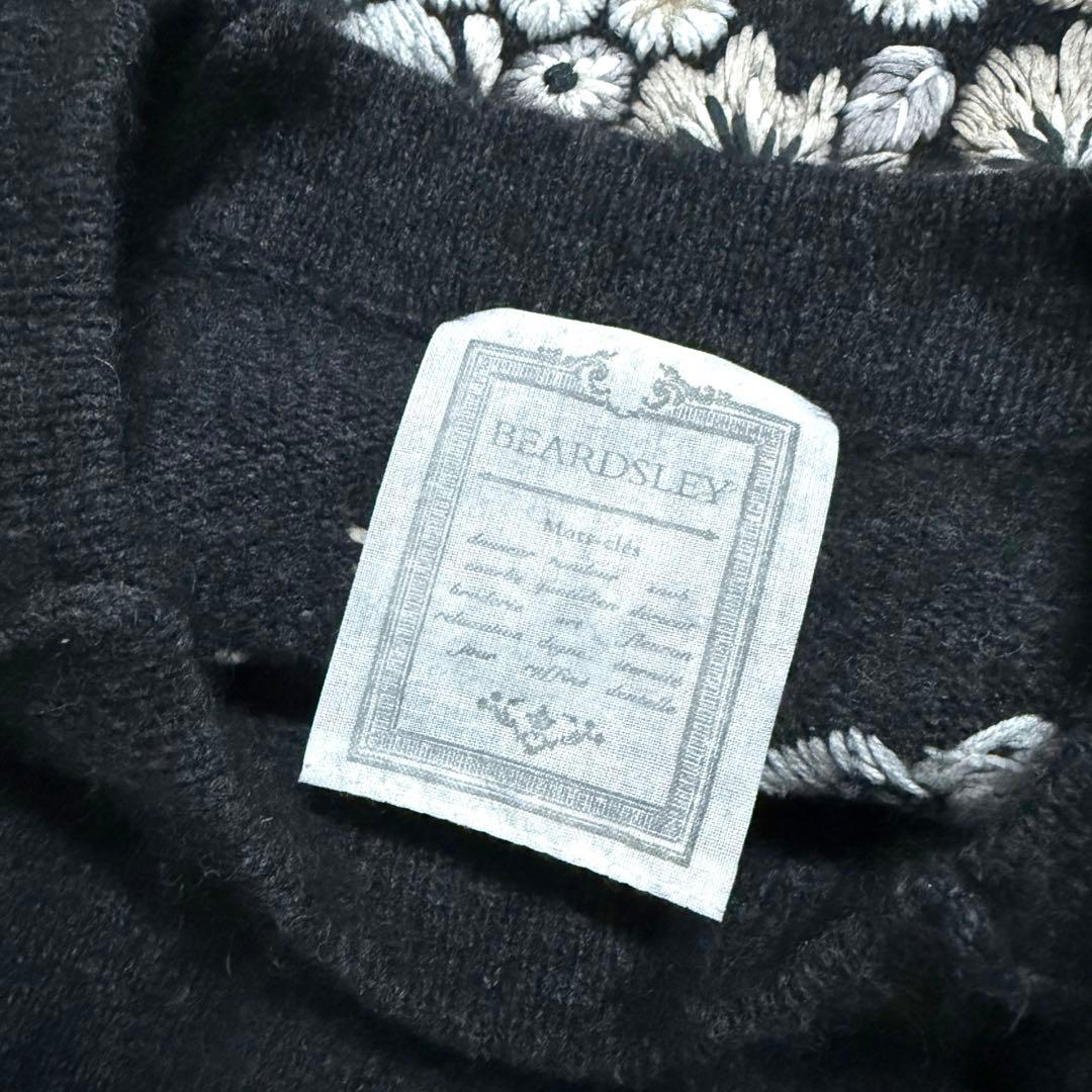 BEARDSLEYビアズリーモヘヤニット刺繍
