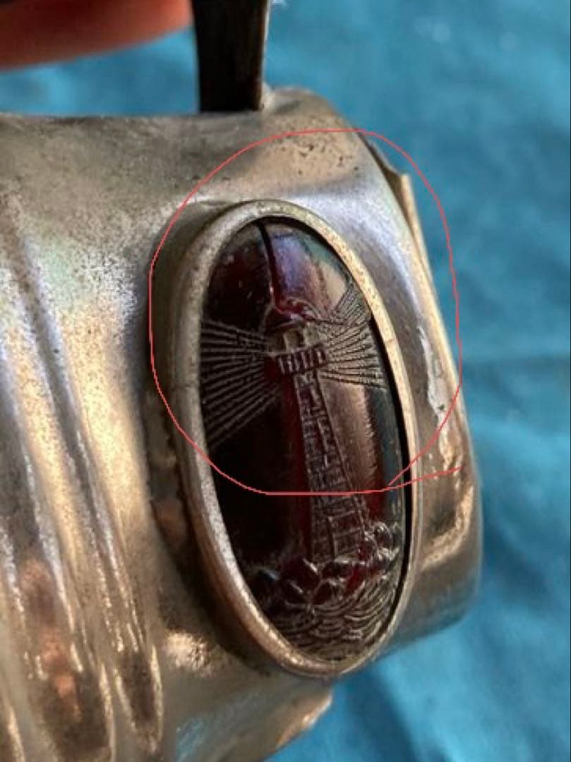 古道具　戦前　カーバイトランプ　アセチレンランプ　自転車用