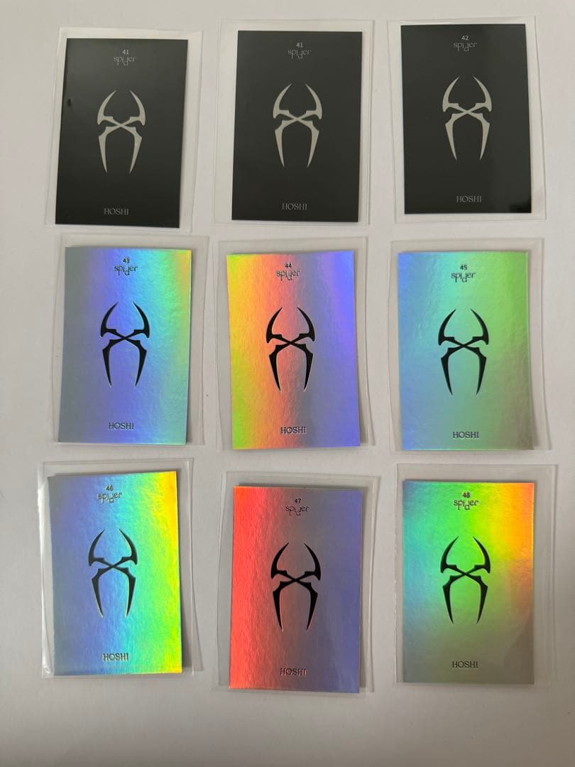 seventeen ホシ　トレカ　spider コンプリートセット　コンプ