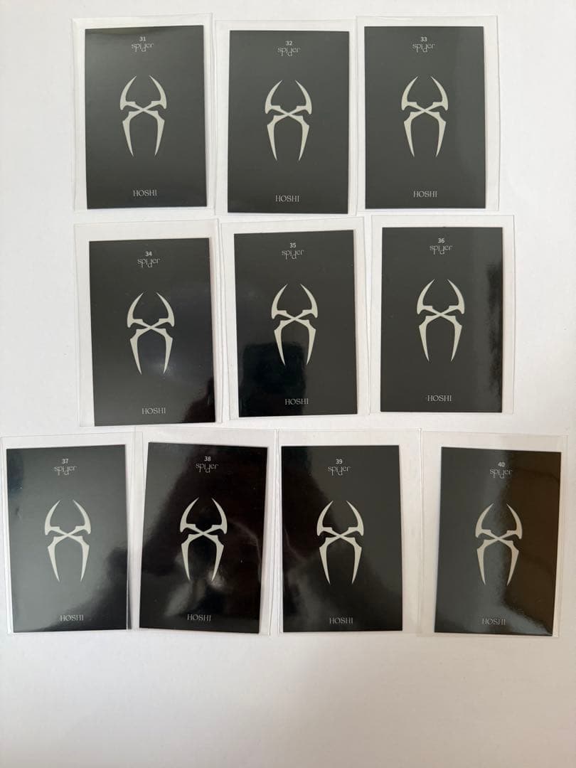 seventeen ホシ　トレカ　spider コンプリートセット　コンプ