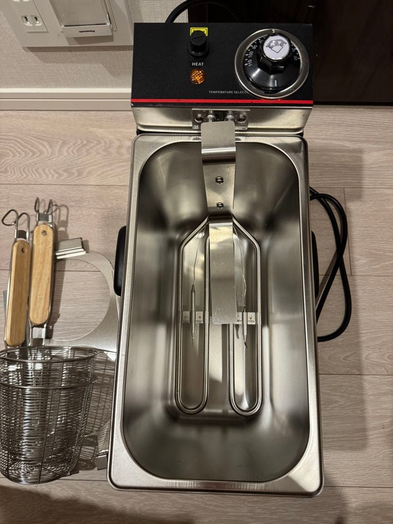 電気式ゆで麺器 多用途 うどん ラーメン てぼ 麺湯切り パスタ揚げ 茹で上げ