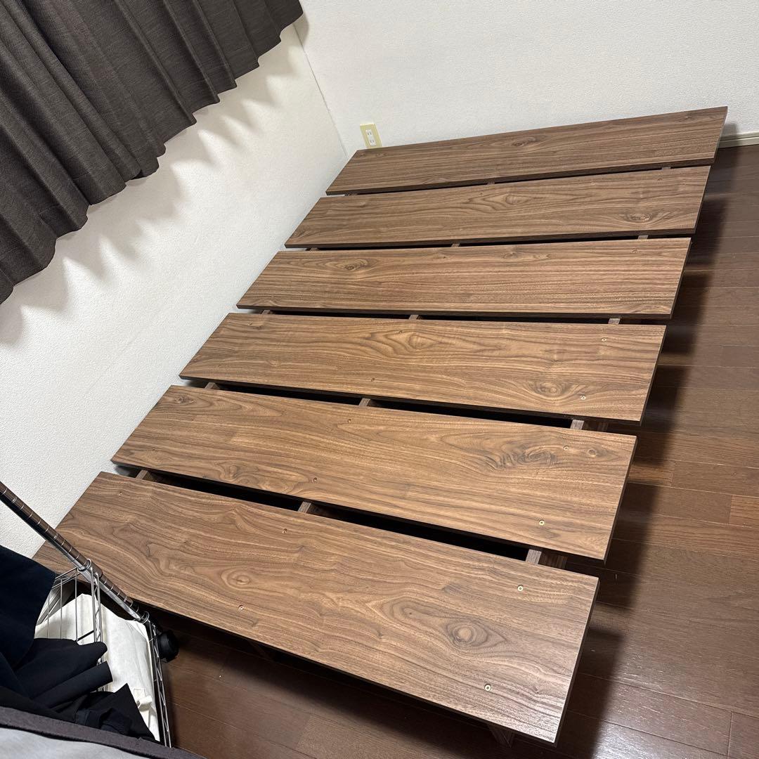 ロウヤ LOWYA セミダブル ベッド　ローベッド