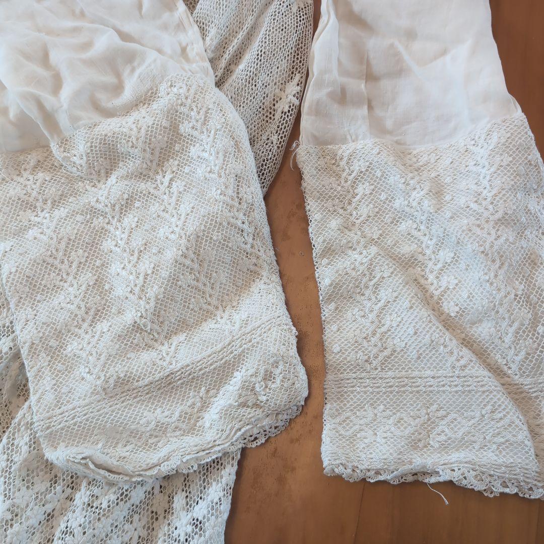 フランスアンティークワンピース　フランスアンティークレース