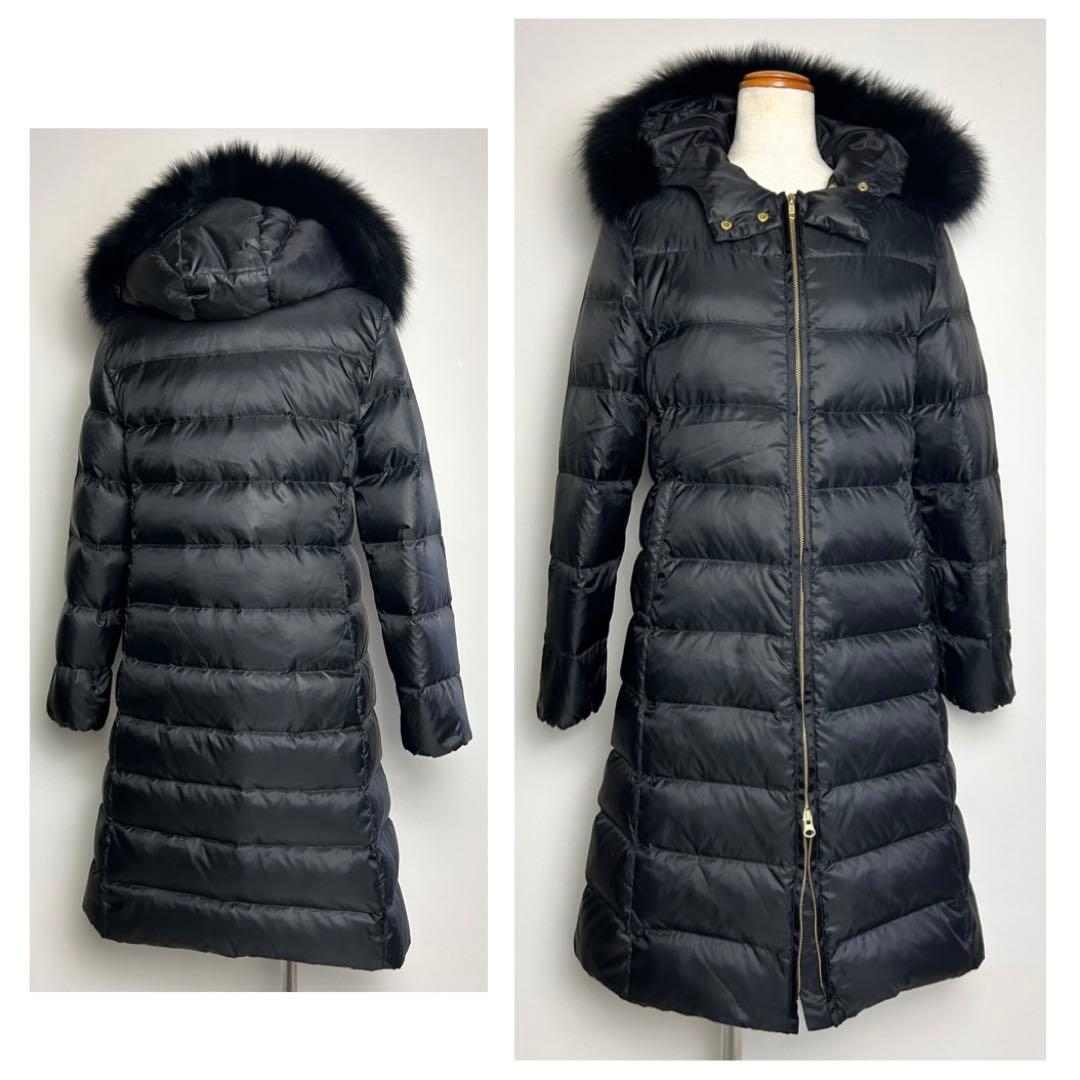 美品✴︎ビーミングバイビームス/河田フェザーロングダウンコート/フォックスファー