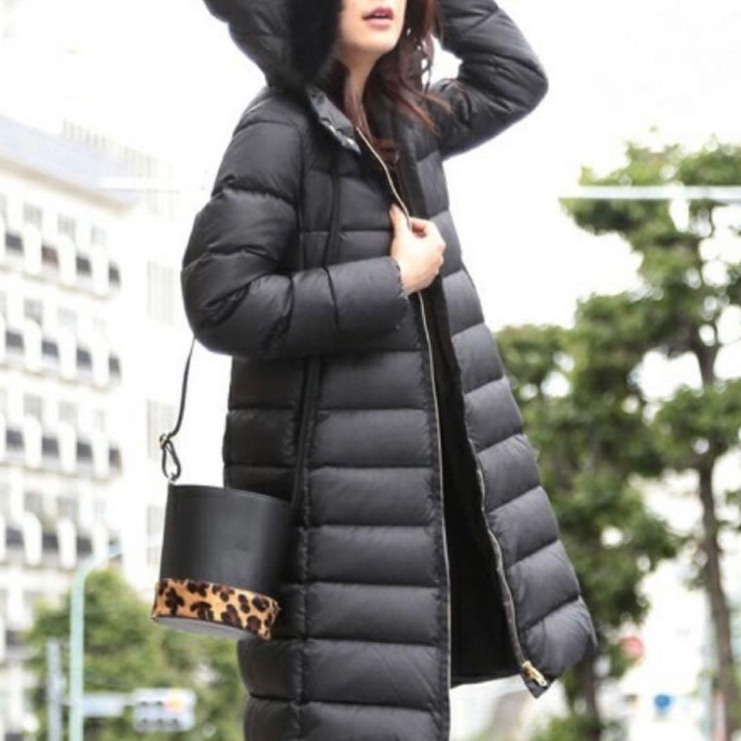 美品✴︎ビーミングバイビームス/河田フェザーロングダウンコート/フォックスファー