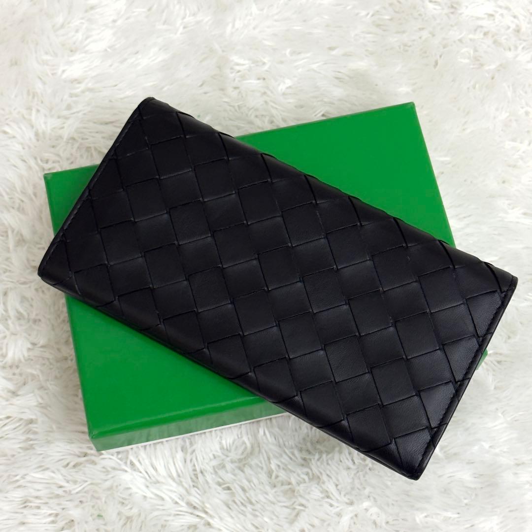 美品✨RFID内蔵 BOTTEGAVENETA ボッテガ イントレチャート 財布