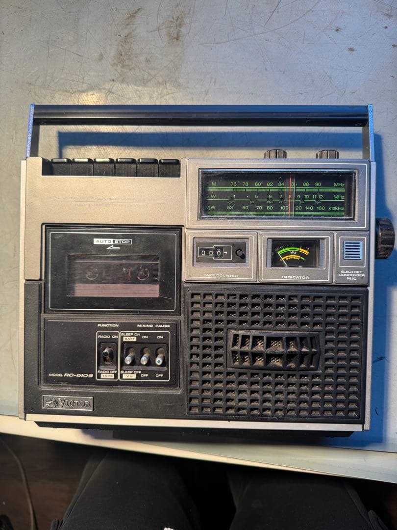 Victor RC-510S ラジオ・カセットプレーヤー