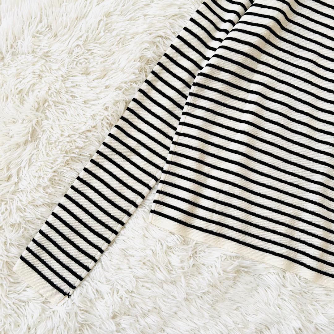 アパルトモン ドゥーズィエムクラス 22AW ボーダータートルネックニット