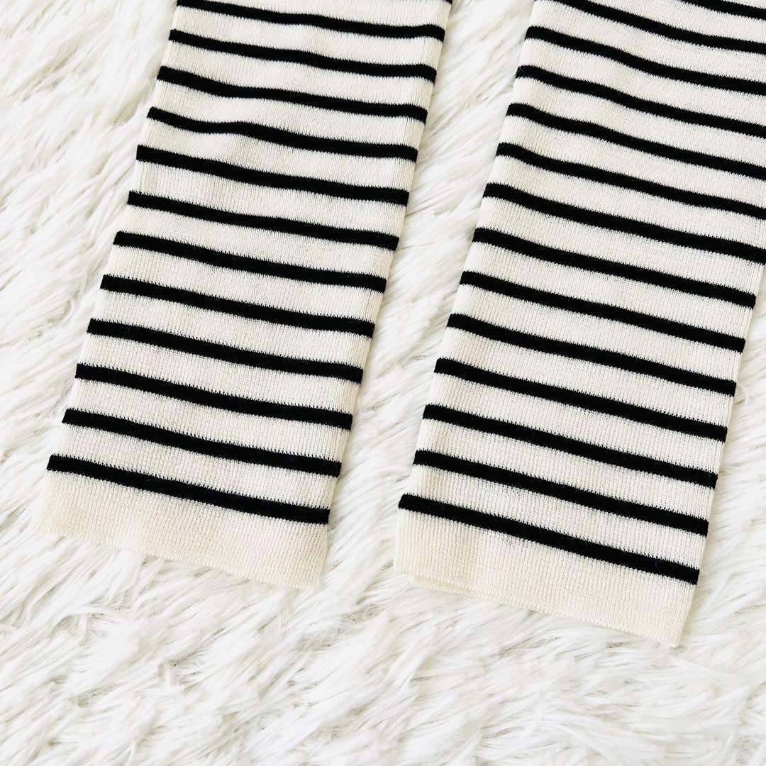 アパルトモン ドゥーズィエムクラス 22AW ボーダータートルネックニット