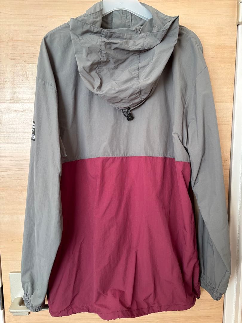 challenger PACKABLE NYLON グレー/バーガンディー L