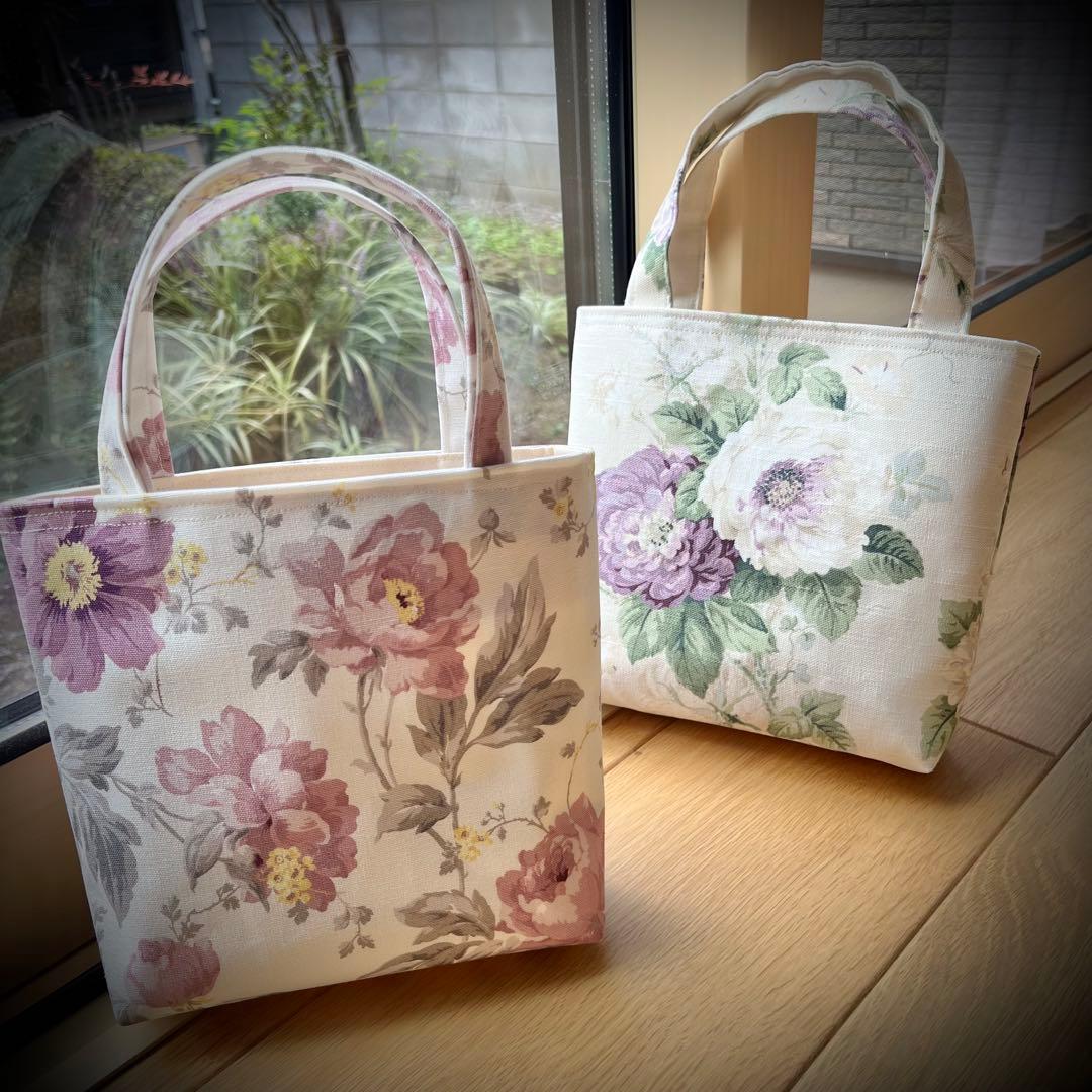 kikochi☆　オーダー　ローラアシュレイ生地　バック4点予定