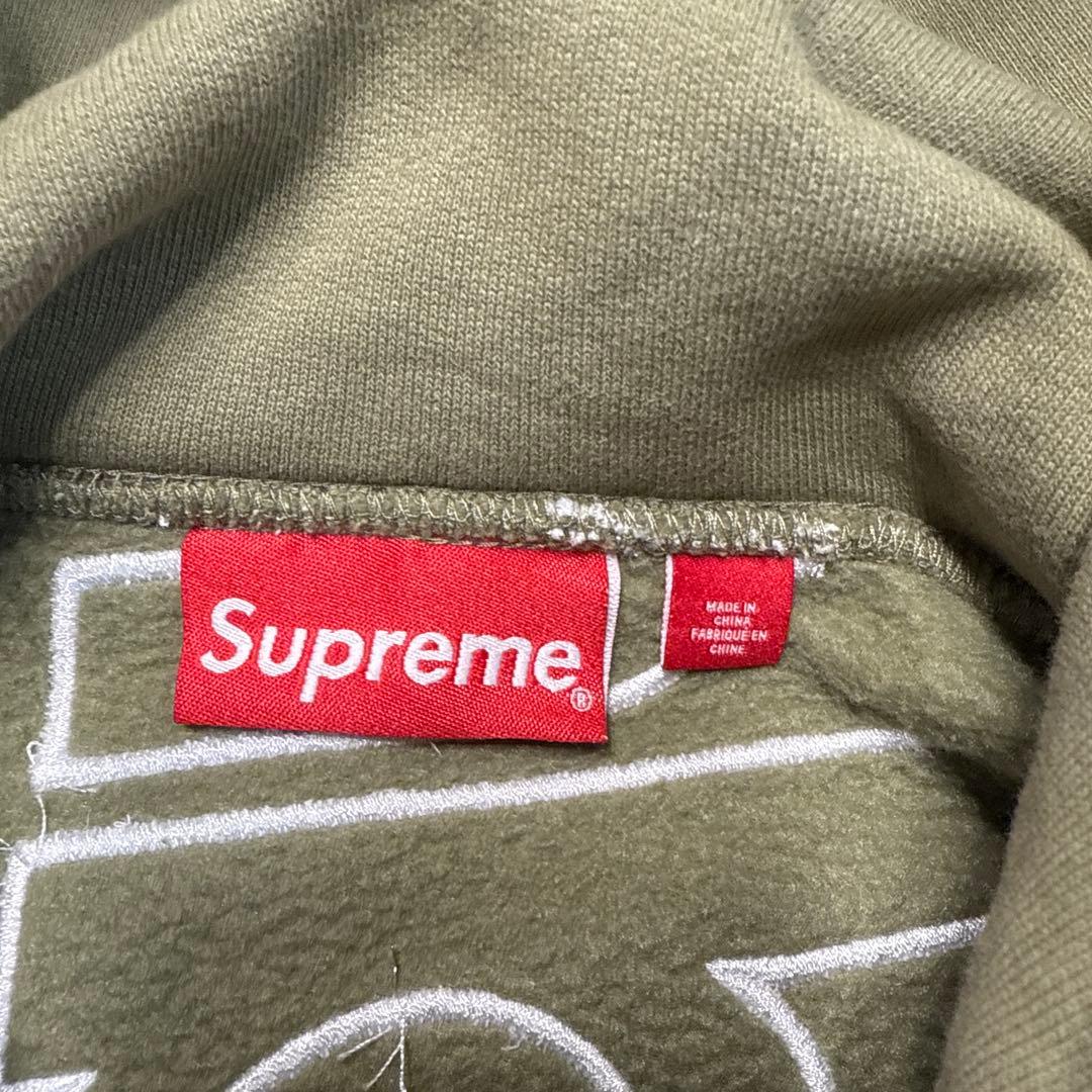 Supreme オリーブ パーカー