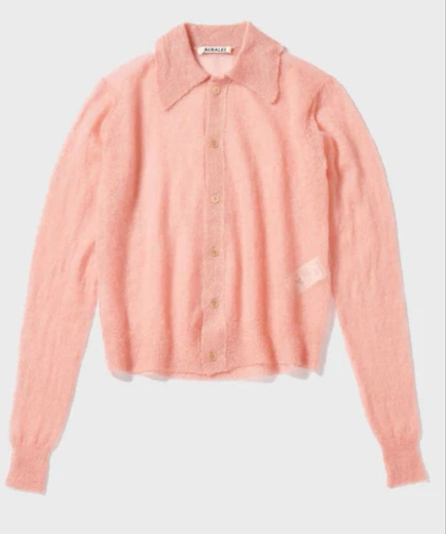 【新品】オーラリー　AURALEE キッドモヘアシアーニット