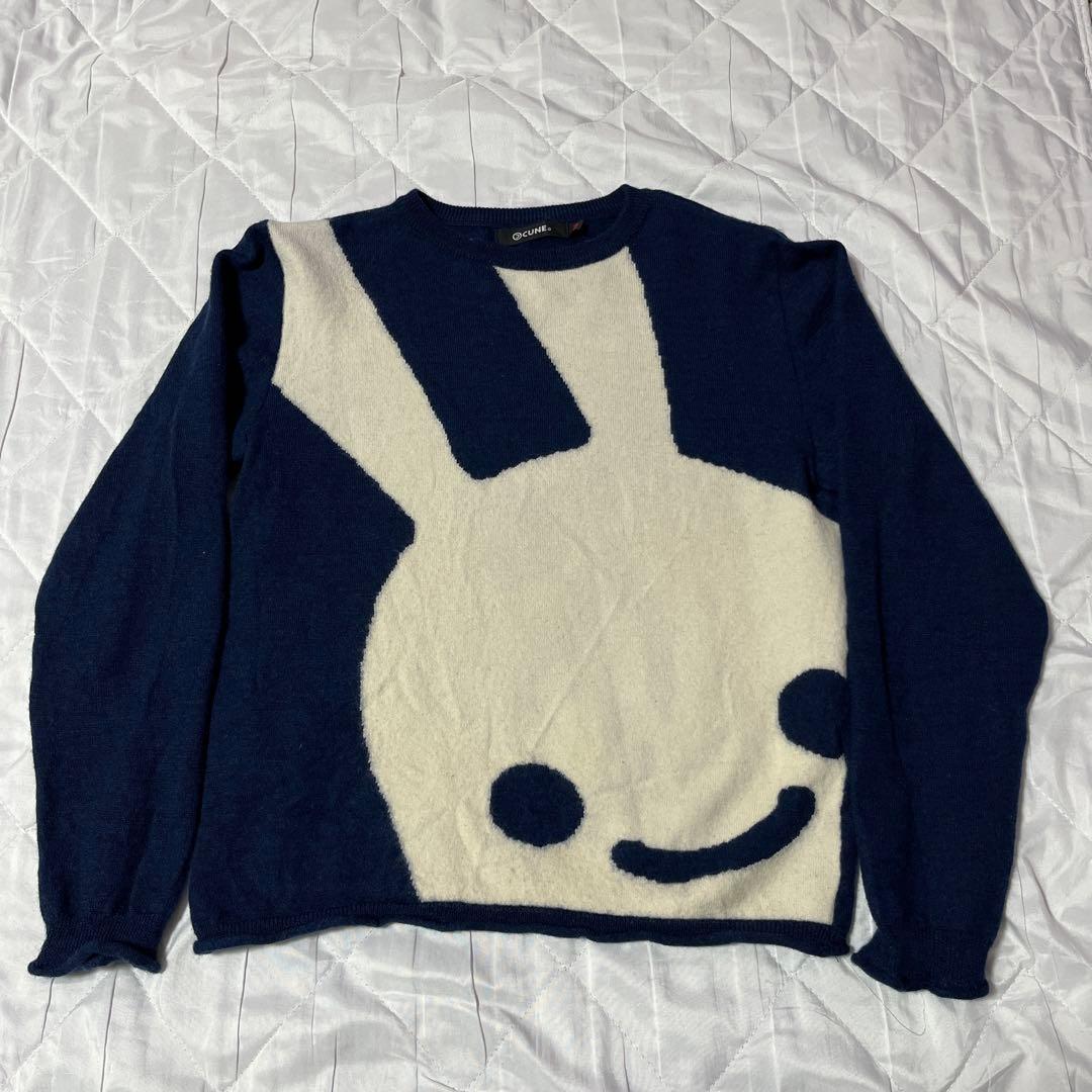 美品CUNE キューン　うさぎのニット　セーター　cune