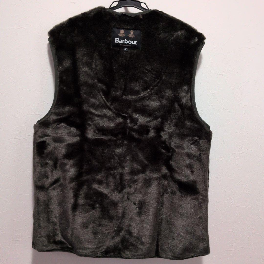 Barbour ダークグレー ベスト サイズ40