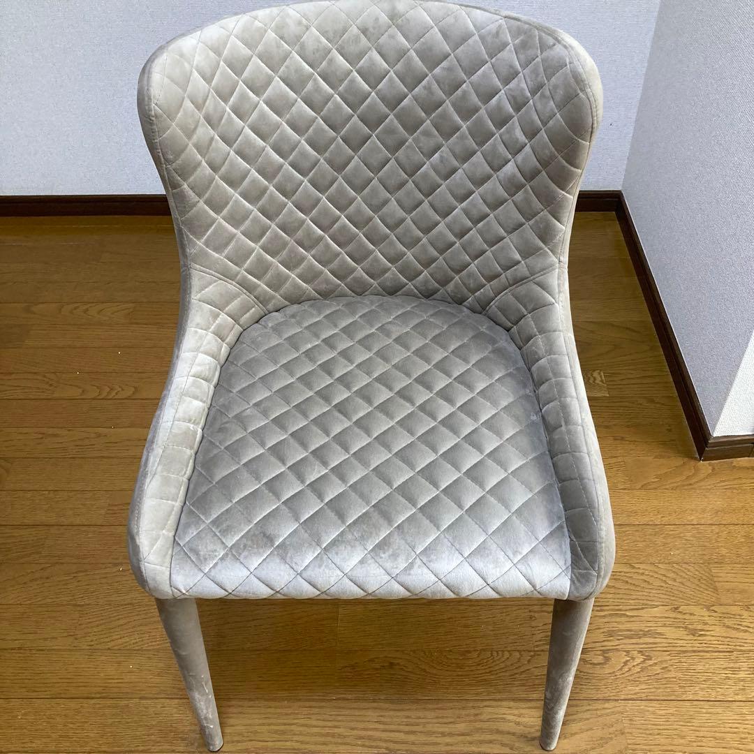 moda en casa モダンエンカーサ　バンケットチェア　グレー