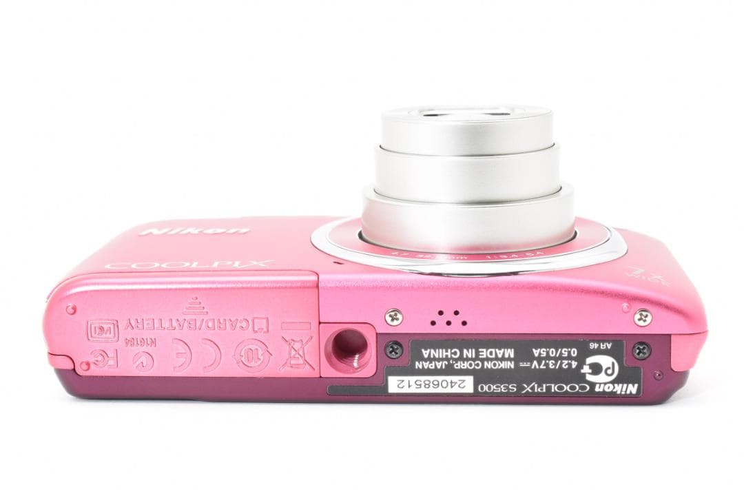 ■ 美品 ■ニコン　Nikon COOLPIX S3500 ストロベリーピンク