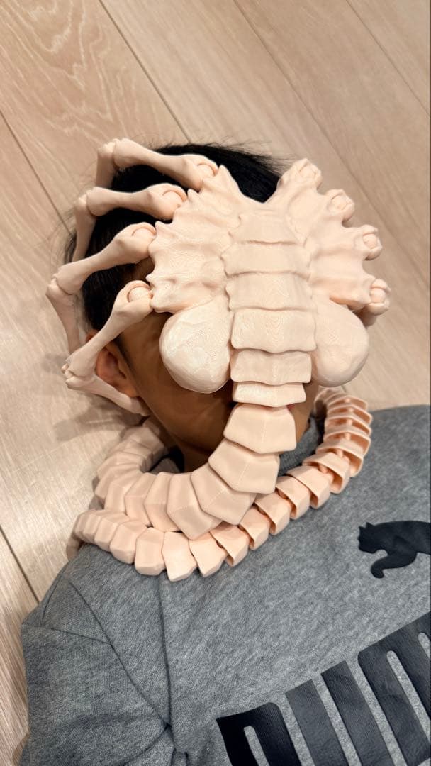 【エイリアン/Alien】可動関節式！超リアル実物大 フェイスハガー3Dプリント