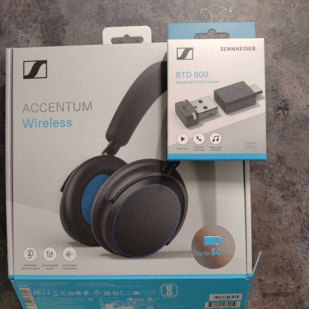 ゼンハイザー ヘッドホン ACCENTUM Wireless　BTD600セット