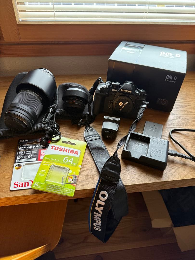 Olympus OM-D E-M1 MarkⅡ 本体&レンズ2本 中古　セット