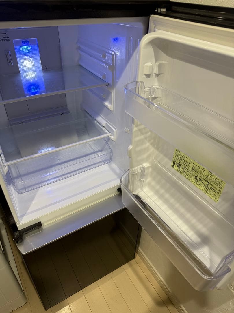 送料込 SHARP SJ-GD14F 137L ガラスドア 左右開き 2020製