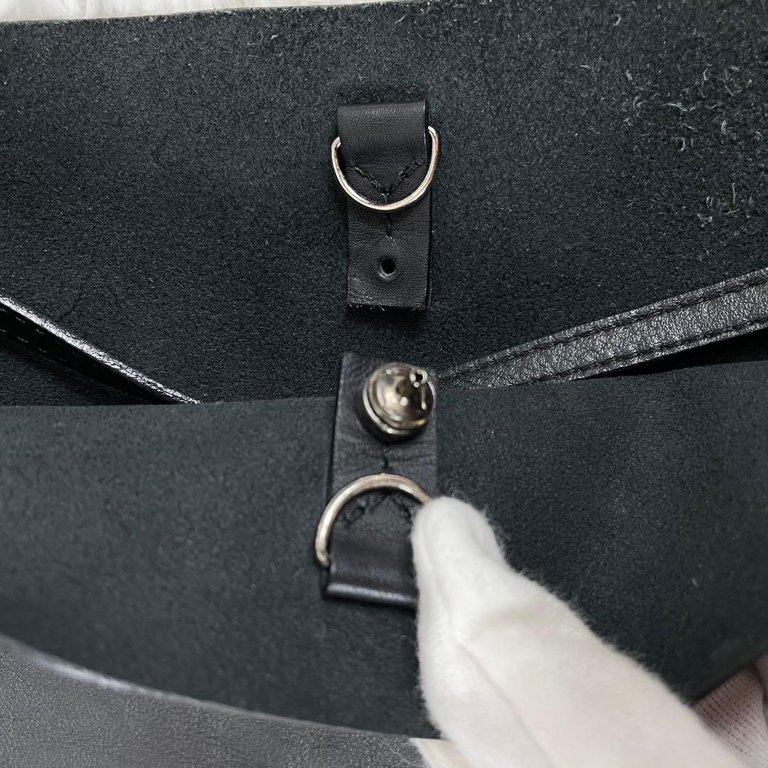discord Yohji Yamamoto レザー　ハンドバッグ　サコッシュ