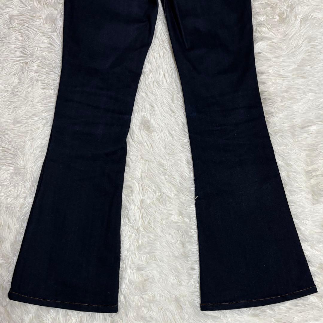 MOUSSY MVS FLARE フレア デニム レディース 濃紺 24