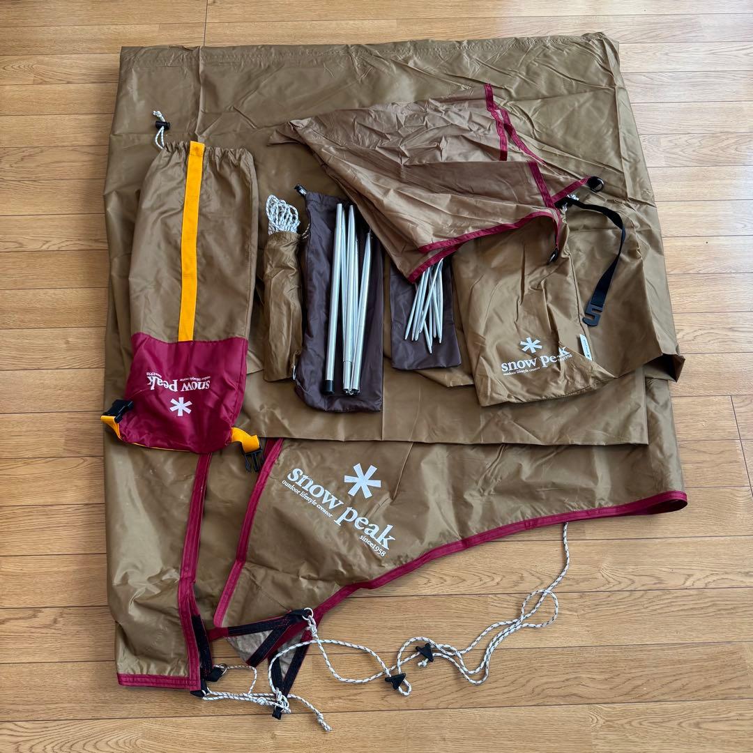 スノーピーク ライト タープ ペンタ シールド ペンタ イーズ グランド シート