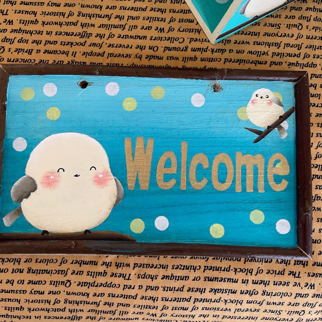 バンブーコースタートレイ。 トールペイント 。薔薇。