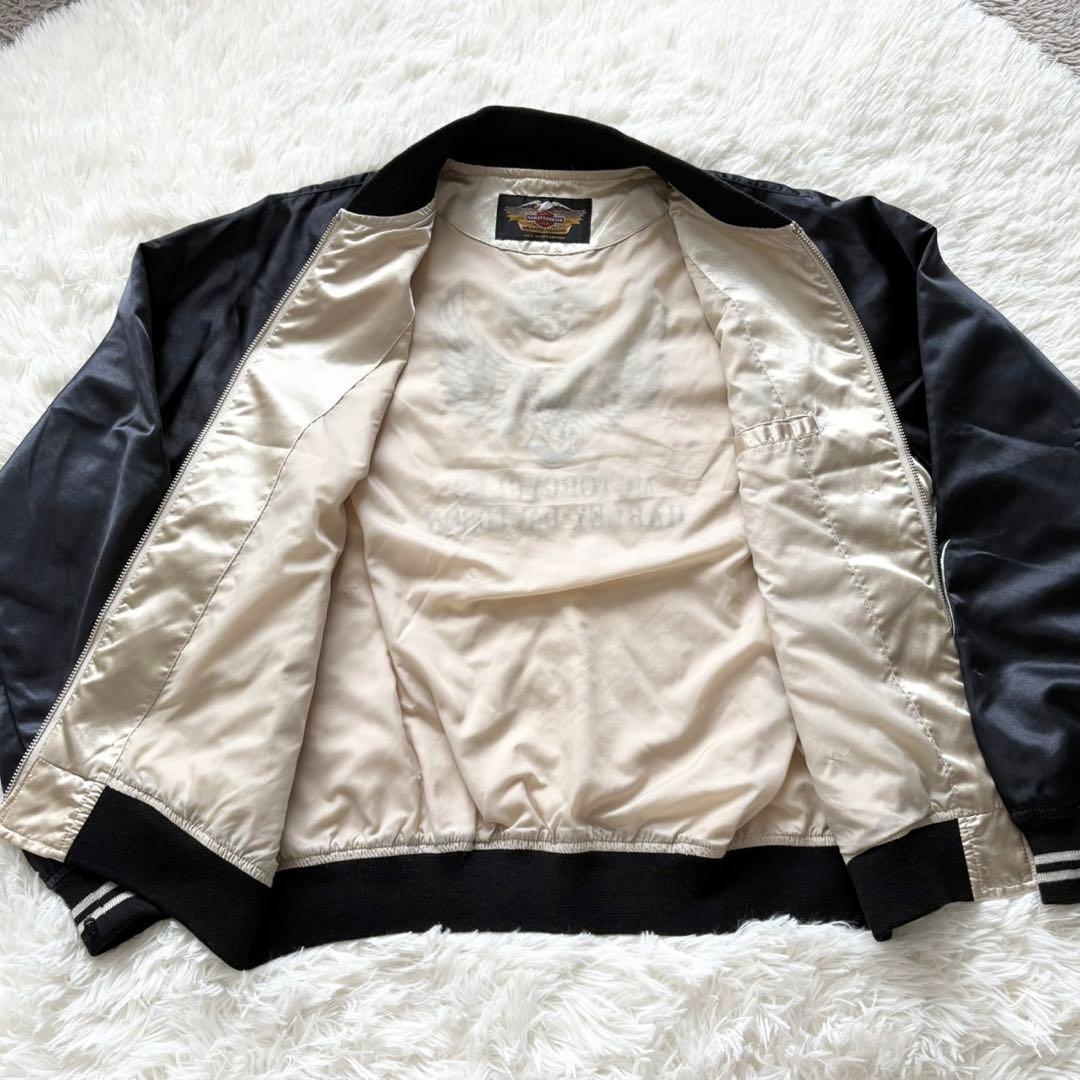 ハーレーダビッドソン ファイヤー ファイアーパターン スカジャン