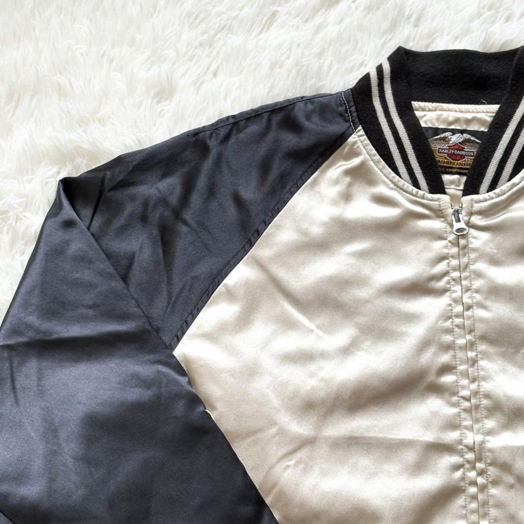 ハーレーダビッドソン ファイヤー ファイアーパターン スカジャン