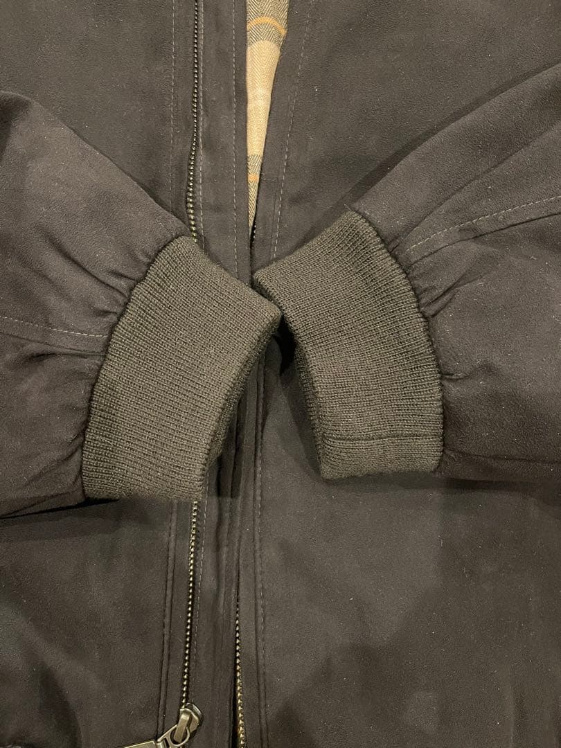 L.L.Beanフェイクスエード ジップアップ ブルゾン スイングトップ 焦茶