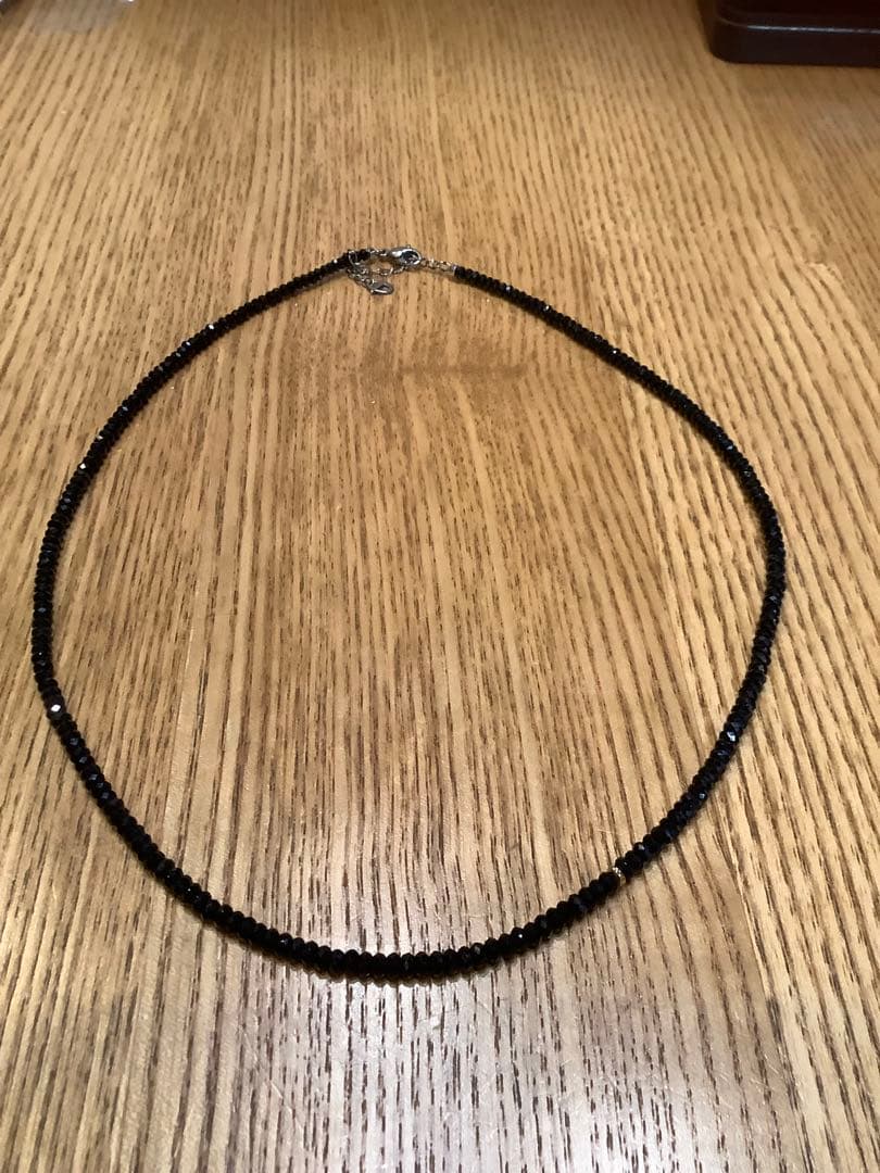 ファイテンブラックスピネルネックレス